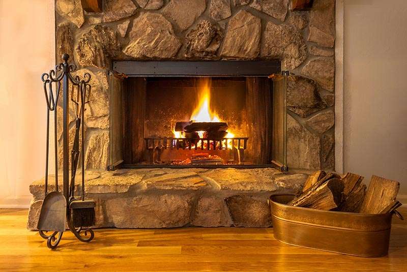 fireplace parging